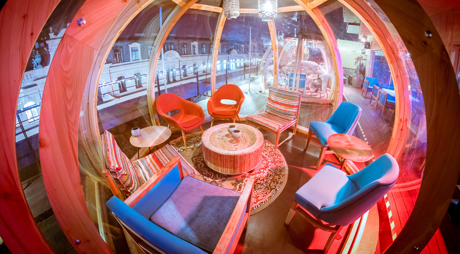 Enjoy the winter on this rooftop bar in Prague