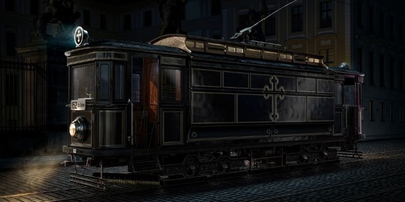 The Black Mary tram prague