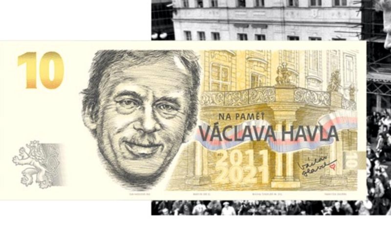 banknote vaclav havel